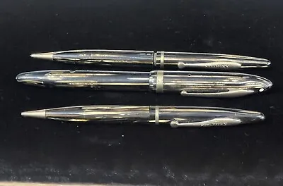 Vintage SHEAFFER 875 Fountain Pen Lot 250 300 Pencil Matching Set  *Parts* • $34.99