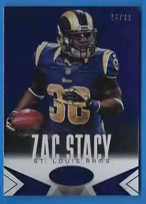 $1.80 • Buy 2014 Certified Blue Zac Stacy 26/99 #91 (80771)