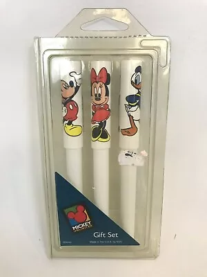 Vintage 80s Disney Unlimited Pen Set Daisy Duck Donald Duck Mickey Mouse • $11.50