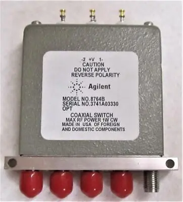 $69.99 • Buy Agilent 8764B 5-Port Coaxial Switch, DC To 18 GHz