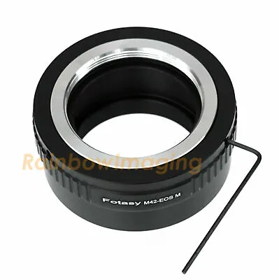 Adjustable M42 Lens To CANON EOS M EF-M Mirrorless Camera M5 M6 M100 Adapter • $10.79