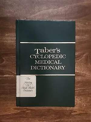 Vintage Taber's Cyclopedic Medical Dictionary Edition 16 Nursing Healthcare Book • $2