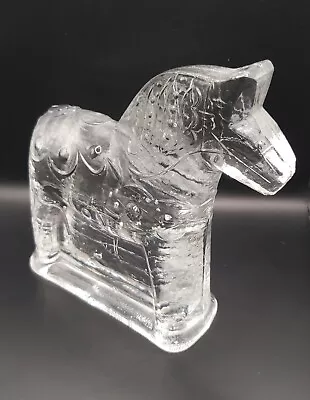 Vintage Lindshammar Glass Dala Horse Mint Condition  • £22