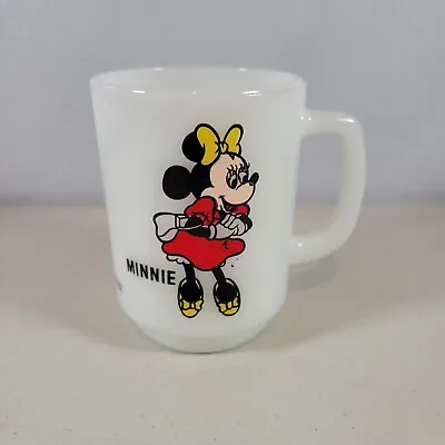 Minnie Mouse Coffee Mug Glass Walt Disney Pepsi Collector Series 4  Tall • $14.71