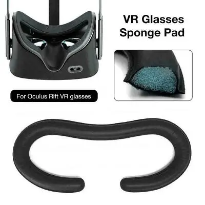 Leather Cushion Face Pads Eye Foam Mask Pad Cover For Oculus Rift Lot S4 • $8.34