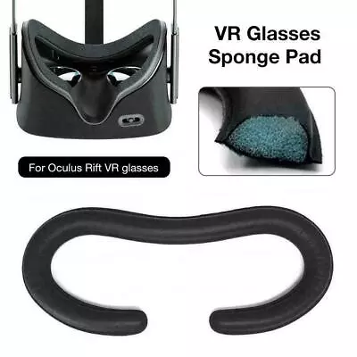 Leather Cushion Face Pads Eye Foam Mask Pad Cover For Oculus Rift Lot S7 • $8.34