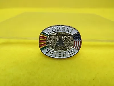 MILITARY HAT LAPEL PIN - Vietnam Combat Veteran PIN • $11