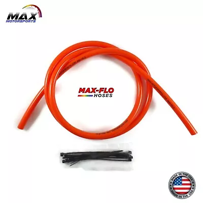 $10.95 • Buy 4' X 1/4  X 3/8   KTM ORANGE Fuel Line Gas Hose Motorcycle Bike Scooter ATV UTV