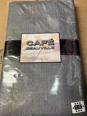 Lintex Cafe Deauville Vinyl Tablecloth Grey (60 X 84) • $21