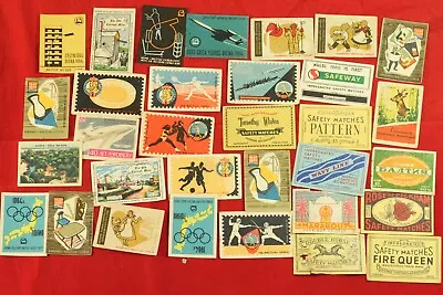 1950-60-s SOVIET LATVIA LIEPAJA MATCHBOX LABELS Set S005 • $6.99