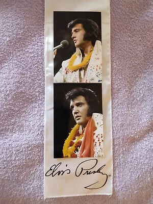 Elvis Presley Signature White Scarf&aloha  Hawaii Concert Photos 1973 Lot 3 K • $30