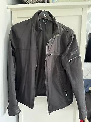 Mens Firetrap Jacket Coat Black Size Small • £2