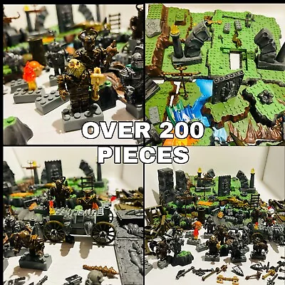 Mega Bloks Dragons Parts Bulk Lot! Well Over 200 Pieces. • $34.95