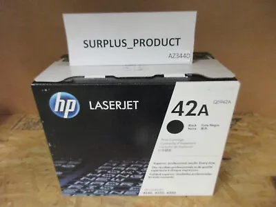 GENUINE HP Q5942A 42A BLACK TONER CARTRIDGE LaserJet 4350 OPENED BOX • $54.99