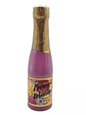 Onyx Bathhouse Berry Blossom Bubble Bath Champagne Bottle 5 Oz Discontinued 2018 • £19.46