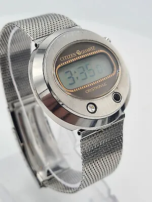 $204.50 • Buy 1976 Citizen Crystron Lc Vintage Watch Digital All Working Perfectly Serviced