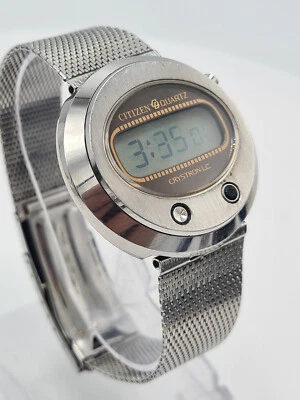$204.50 • Buy 1976 Citizen Crystron Lc Vintage Watch Digital All Working Perfectly Serviced