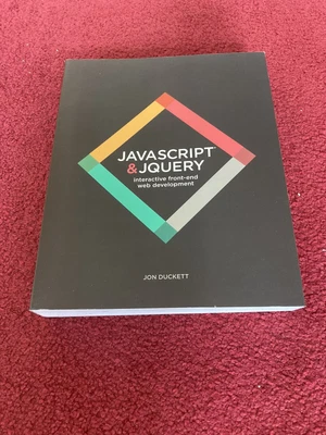 £3 • Buy JavaScript And JQuery: Interactive Front-End Web Development By Jon Duckett...