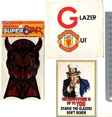 Three Different United Stickers Gift From Manchester • $5.04