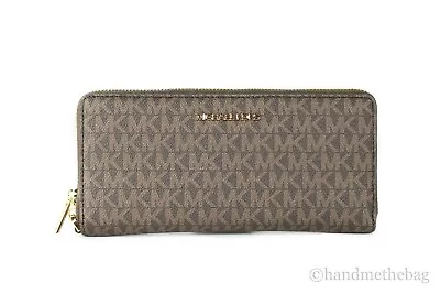 Michael Kors Jet Set Large Continental Travel Clutch Wristlet Wallet • $72