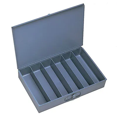 4 Large Metal 6 Compartment / Hole Storage Tray's For Nuts Bolts & Washers 117- • $169.88