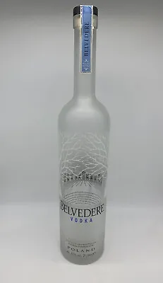 Large 21  3 Litre Liter Belvedere Vodka Light Up Display Glass Bottle No Alcohol • $99.95