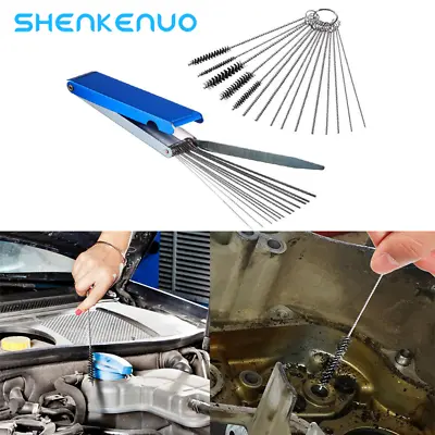 $8.99 • Buy Carb Jet Cleaning Tools Set Carburetor Wire Cleaner Kit For Motorcycle ATV Parts
