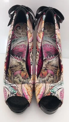 £20 • Buy IRON FIST Peep Toe Shark Shoes. UK 6 New Without Box