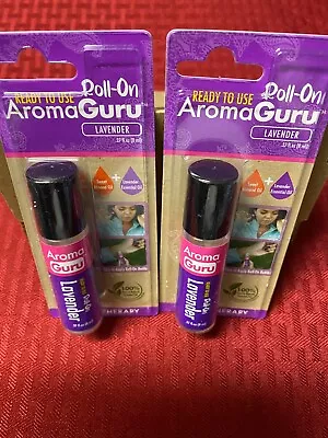 2   Bottles  Of  AromaGuru Roll-On   .27 Fl. Oz.   Each • $11