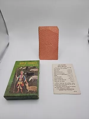 Vintage Old Testament Bible Stories Picture Card Game By E.E. Fairchild Corp • $8.99