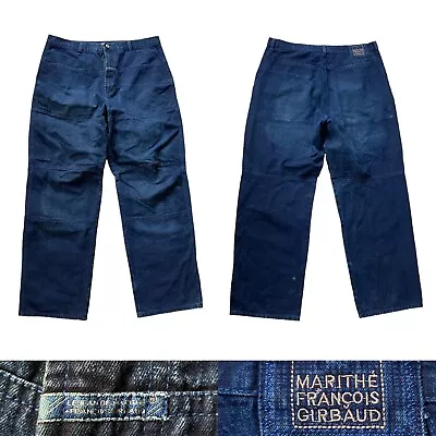 Y2K Le Jean De Marithe Francois Girbaud Baggy Double Knee Jeans Men’s Size 36 • $42