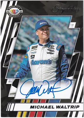2023 Panini Donruss Racing NASCAR 75th Signatures Michael Waltrip Authentic Auto • $0.99