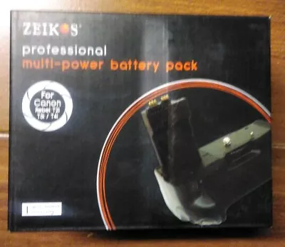 Zeikos Battery Grip For Canon Rebel T2i REBEL T3i REBEL T4i EOS 550D 600D 650D • $44.99