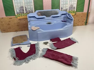 £4.25 • Buy Sindy Doll Bathroom Bath In Blue 1980's Vintage Pedigree Spares