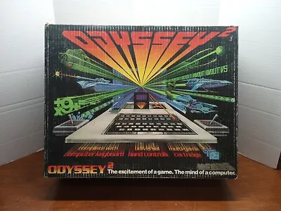 Magnavox Phillips Odyssey 2  Console In Box W/ 2 Games Cables Working  • $150