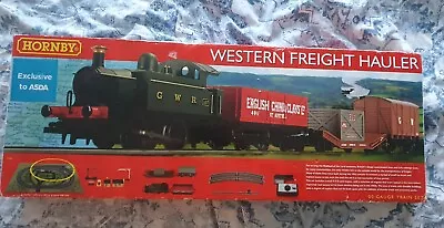 Hornby  R1205 Western Freight Hauler Electric Train Set HARDLY USED  Boxed • £25