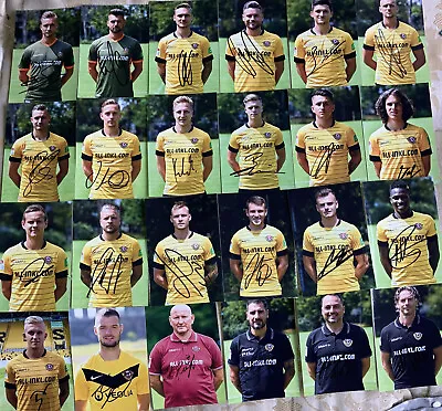 £19.99 • Buy 24 Signed 6x4 Photos Dynamo Dresden Marco Hartmann Dzenis Burnic Tim Boss