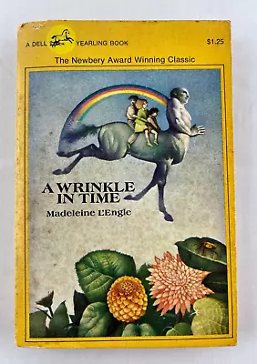 A Wrinkle In Time By Madeleine L'Engle Dell Yearling Vintage Paperback 1974 • $9.49