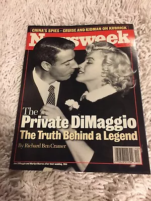 ❤️Newsweek Magazine March 22 1999 Marlyn Monroe And Joe DiMaggio • $24