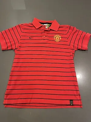Manchester United Polo Shirt By Nike Size Small  • $16.99