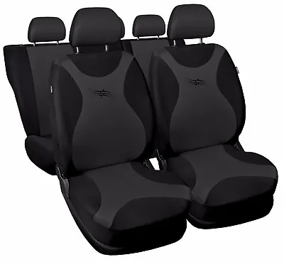 Car Seat Covers Fit Daewoo Matiz Black/grey Full Set • $56.02