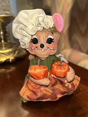 Annalee Dolls - 6 Inch Pilgrim Girl Mouse Doll - Thanksgiving NEW • $29.95