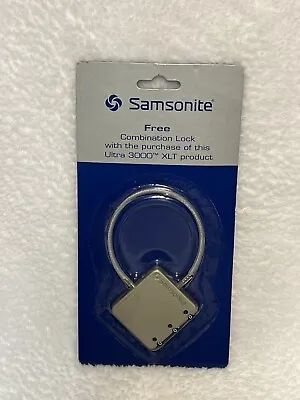 Samsonite Travel Sentry 3-Dial TSA Combination Lock Travel Luggage Easy Use Lock • $9.95