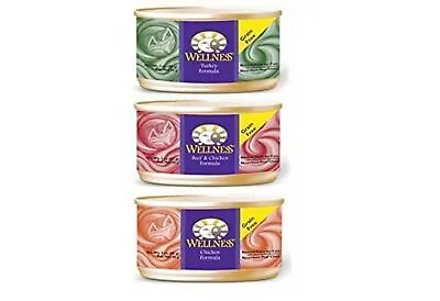 $21.83 • Buy Wellness Complete Cat Food Variety Bundle 3 Oz. - 3 Flavors (12 Cans)