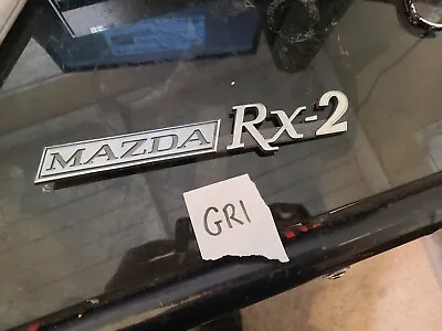 Vintage 1971 72 73 74 Mazda Rx-2 Metal Fender Emblem Oem Bin Gr1 • $46.99