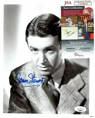 JAMES JIMMY STEWART Signed Autographed 8x10 Photo JSA • $599