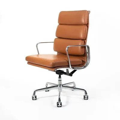 £2307.38 • Buy 2010s Herman Miller Eames Soft Pad Executive Desk Chair With MINT Cognac Leather