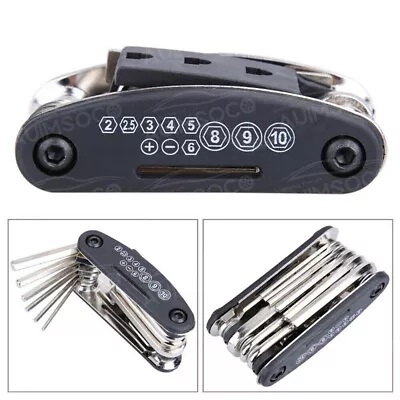 Motorcycle Parts Repair Tool Accessories Multi Hex Wrench Screwdriver Allen Key • $17.99