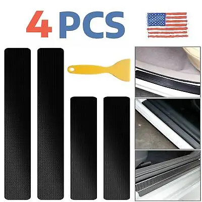 5D Anti Cover Interior Decoration Sill Scuff Car Scratch Plate Sticker Car Door • $21.15