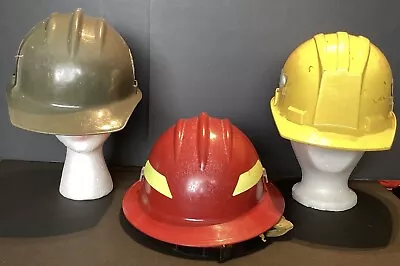 3 Vintage Bullard Hard Hats Model 3000 5100 & Wildfire Series HARD BOILED • $0.21